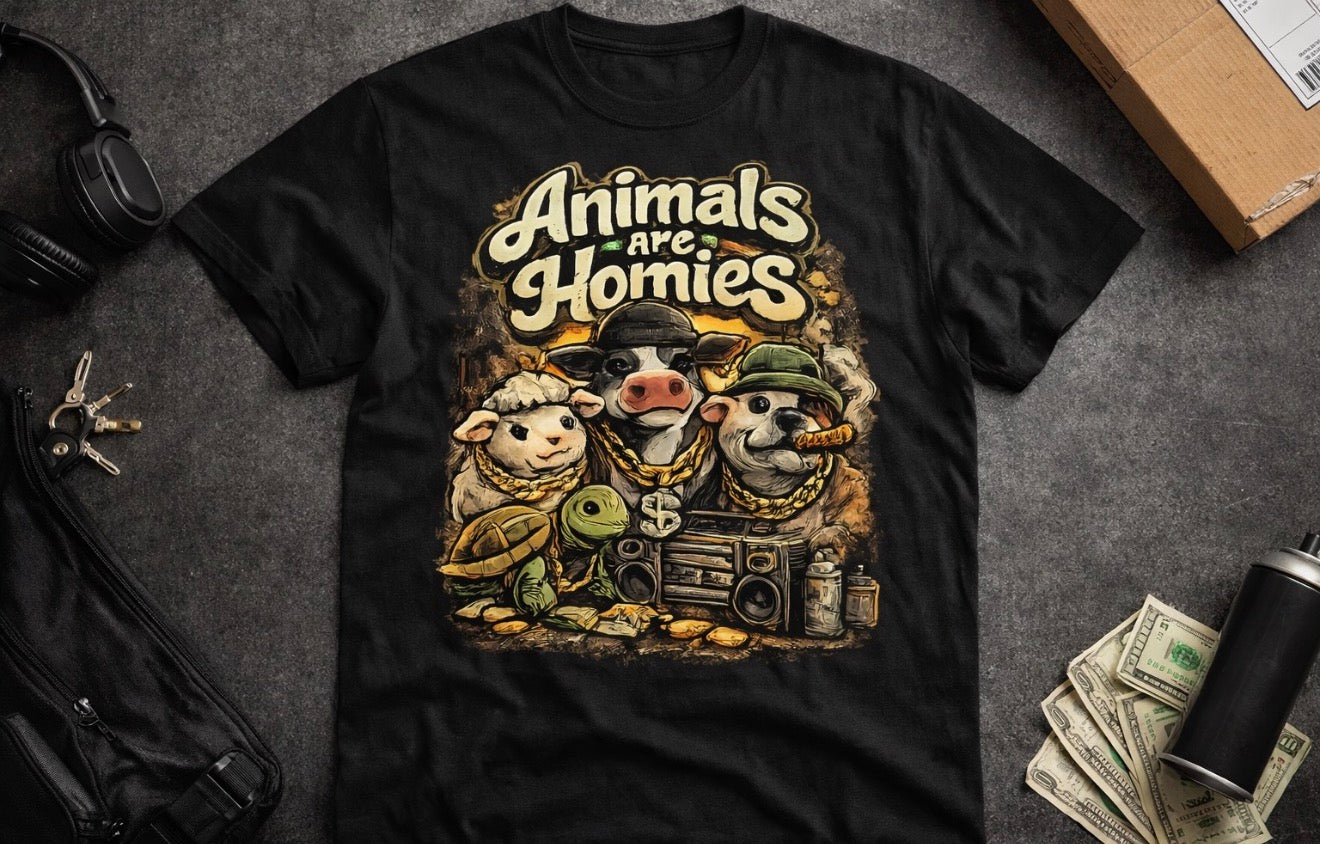 Animals are homies - T shirt